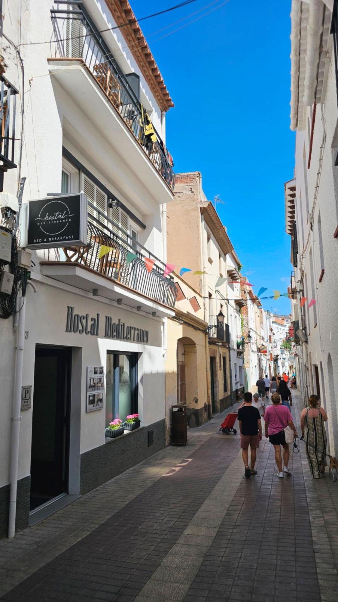 Hostal Mediterráneo Tossa de Mar Exterior foto
